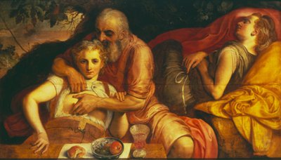 Lot and his Daughters by Frans Floris
